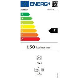 Congélateur Cube 42L Blanc CUBECV71A++