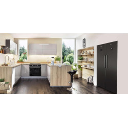 Schneider SCCA274NF-DXE - Congélateur armoire 274L Dark Inox