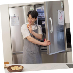Cabilock Poignée Porte Frigo Plastique Robuste Poignée de Remplacement pour Porte Réfrigérateur et Congélateur Accessoire Commer