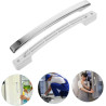 Cabilock Poignée Porte Frigo Plastique Robuste Poignée de Remplacement pour Porte Réfrigérateur et Congélateur Accessoire Commer