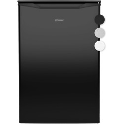 Bomann GS 7253 Stand Gefrierschrank, 55 cm breit, 87 L, 3 Gefrierschubladen, schwarz (772531)
