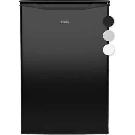 Bomann GS 7253 Stand Gefrierschrank, 55 cm breit, 87 L, 3 Gefrierschubladen, schwarz (772531)
