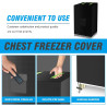 Housse de protection pour mini congélateur, housse de protection pour congélateur extérieur de 1,2 m³, Oxford 420D, imperméable,