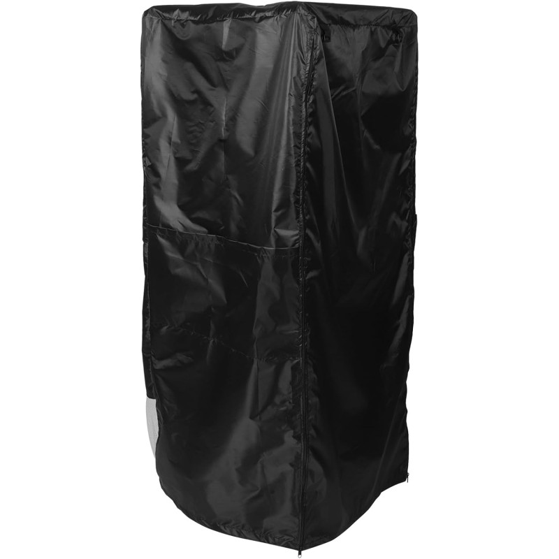 STOBAZA Housse pour Réfrigérateur Vertical en Tissu Oxford Noir, Protection Anti-poussière et Imperméable, Installation Facile p