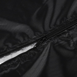 STOBAZA Housse pour Réfrigérateur Vertical en Tissu Oxford Noir, Protection Anti-poussière et Imperméable, Installation Facile p