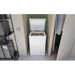 CANDY - Congelateur coffre - CCHH 100 E - Capacité nette totale 97 litres, Niveau sonore 39 dB, Froid Statique, Pouvoir de congé