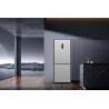 GEDTECH Réfrigérateur combiné GCB417NFIX 417L Grande largeur 70cm - congélateur bas - No Frost - Inox