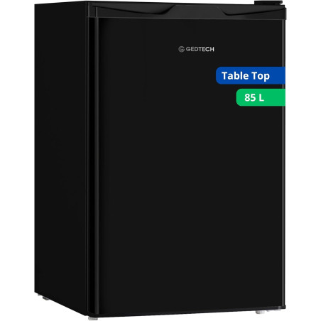 GEDTECH Réfrigerateur Table Top de 85L GTOP93BL avec compartiment congélation - Classe E