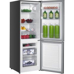Gedtech réfrigérateur combiné congélateur bas 173l gcb173sl - argent - hauteur 143cm