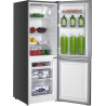Gedtech réfrigérateur combiné congélateur bas 173l gcb173sl - argent - hauteur 143cm