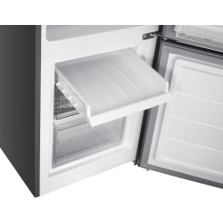 Gedtech réfrigérateur combiné congélateur bas 173l gcb173sl - argent - hauteur 143cm