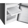 Gedtech réfrigérateur combiné congélateur bas 173l gcb173sl - argent - hauteur 143cm