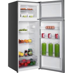 Gedtech refrigerateur congelateur haut - ge217dpsl argent - capacité 217l - classe e