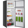 Gedtech refrigerateur congelateur haut - ge217dpsl argent - capacité 217l - classe e