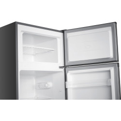 Gedtech refrigerateur congelateur haut - ge217dpsl argent - capacité 217l - classe e