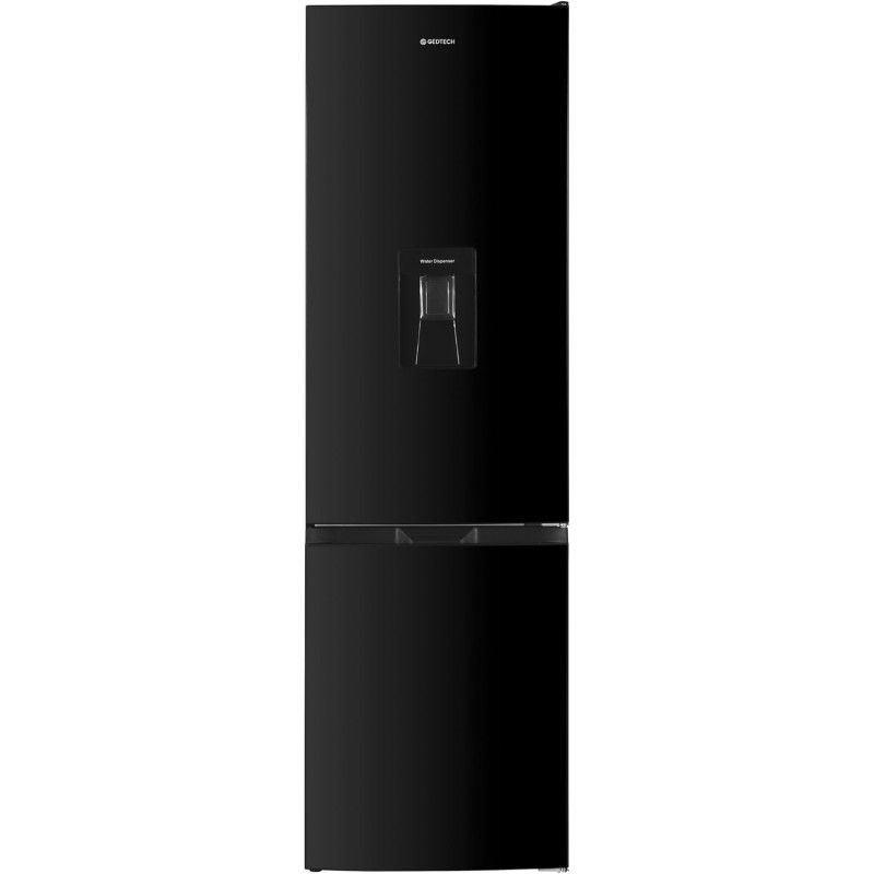 GEDTECH Refrigerateur combiné - congélateur bas - GCB262BL Noir - capacité 262L - Classe E