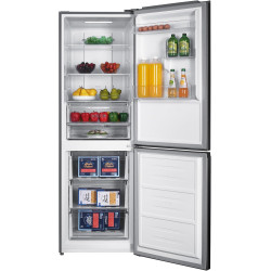 GEDTECH Réfrigérateur combiné congélateur bas 323L GCB323NFIX - No Frost - Inox