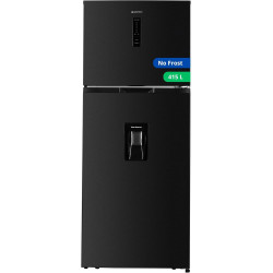 GEDTECH Réfrigérateur combiné congélateur haut 415L GDP415NFDX - Distributeur d'eau - No Frost - Dark inox