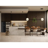 GEDTECH Réfrigérateur combiné congélateur haut 415L GDP415NFDX - Distributeur d'eau - No Frost - Dark inox