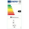 GEDTECH Réfrigerateur Table Top de 85L GTOP93SL avec compartiment congélation - Classe E