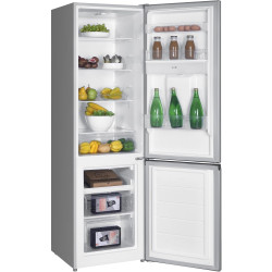 Gedtech refrigerateur combiné - congélateur bas - gcb262sl argent - capacité 262l - classe e