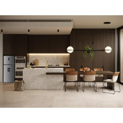 GEDTECH Réfrigérateur combiné congélateur haut 415L GDP415NFIX - Distributeur d'eau - No Frost - Inox