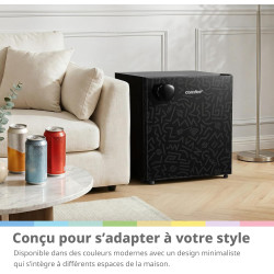 COMFEE' RCD48BF2EUY(E) Mini Réfrigérateur/Glacière 43L avec Compartiment Congélateur/Petit Réfrigérateur pour Chambre et Bureau/