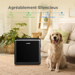 Comfee' RCD50BL2EURT(E) Mini Réfrigérateur Monoporte, 47L, Design Rétro, avec Compartiment Réfrigérant, Thermostats Réglables, F