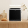 Comfee' RCD50BL2EURT(E) Mini Réfrigérateur Monoporte, 47L, Design Rétro, avec Compartiment Réfrigérant, Thermostats Réglables, F