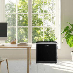 Comfee' RCD50BL2EURT(E) Mini Réfrigérateur Monoporte, 47L, Design Rétro, avec Compartiment Réfrigérant, Thermostats Réglables, F