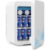 YOURLITE Mini Frigo de Chambre 20L,Mini Réfrigérateur Portable,Fonction Chaud Froid,Silencieux,Étagères Réglables,AC/DC,12V 240V