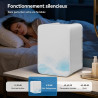 YOURLITE Mini Frigo de Chambre 20L,Mini Réfrigérateur Portable,Fonction Chaud Froid,Silencieux,Étagères Réglables,AC/DC,12V 240V