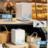 YOURLITE Mini Frigo de Chambre 20L,Mini Réfrigérateur Portable,Fonction Chaud Froid,Silencieux,Étagères Réglables,AC/DC,12V 240V