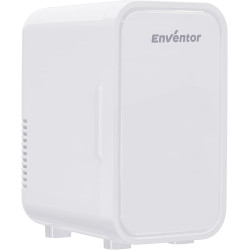 Enventor Mini Frigo 6 litres/8 canettes, alimentation CA + 12V CC, glacière et réchaud, portables petit réfrigérateur pour chamb