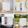Enventor Mini Frigo 6 litres/8 canettes, alimentation CA + 12V CC, glacière et réchaud, portables petit réfrigérateur pour chamb