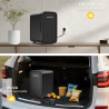 Enventor Mini Frigo 6 litres/8 canettes, alimentation CA + 12V CC, glacière et réchaud, portables petit réfrigérateur pour chamb