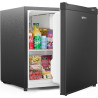 Upstreman Mini Réfrigérateur 46L, Mini Frigo avec Congélateur, Thermostat Réglable, Économie d'Énergie, Silencieux, Porte Révers