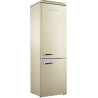 GEDTECH Refrigerateur combiné vintage GCBV310CR - Congélateur bas - Crème - Capacité 310 L - Faible conso