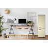 GEDTECH Refrigerateur combiné vintage GCBV310CR - Congélateur bas - Crème - Capacité 310 L - Faible conso