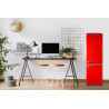 GEDTECH Refrigerateur combiné vintage GCBV310RD - Congélateur bas - Rouge - Capacité 310 L - Faible conso