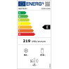 GEDTECH Refrigerateur combiné vintage GCBV310RD - Congélateur bas - Rouge - Capacité 310 L - Faible conso
