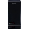 GEDTECH Refrigerateur combiné vintage GCBV310BL - Couleur Noir - Capacité 310 L - Classe E