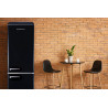 GEDTECH Refrigerateur combiné vintage GCBV310BL - Couleur Noir - Capacité 310 L - Classe E