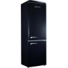 GEDTECH Refrigerateur combiné vintage GCBV310BL - Couleur Noir - Capacité 310 L - Classe E