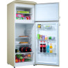 GEDTECH Refrigerateur double-porte vintage GDPV215CR - Couleur crème - Capacité 215L - Classe E