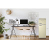 GEDTECH Refrigerateur double-porte vintage GDPV215CR - Couleur crème - Capacité 215L - Classe E