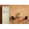 GEDTECH Refrigerateur double-porte vintage GDPV215CR - Couleur crème - Capacité 215L - Classe E