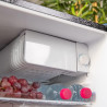 Cecotec mini frigo grandcooler 20000 silentcompress noir e. grand volume de 46 l, porte réversible et petit congélateur. design 
