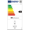 Cecotec mini frigo grandcooler 20000 silentcompress noir e. grand volume de 46 l, porte réversible et petit congélateur. design 