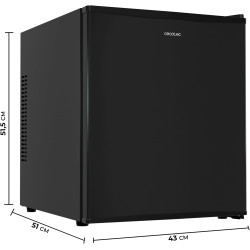 Cecotec réfrigérateur mini bar thermoélectrique de 44l bolero coolmarket bc sd 47 noir. hauteur 51,5 cm et largeur 43 cm, basse 